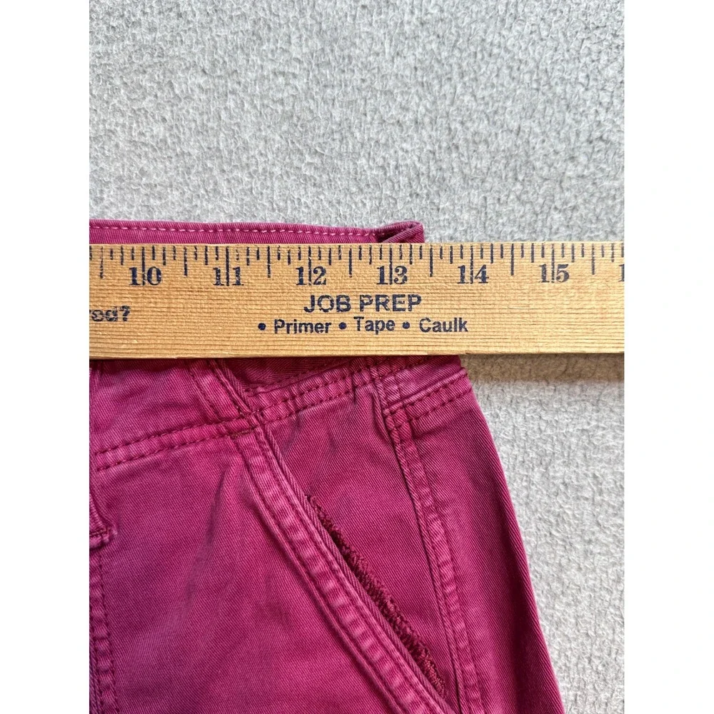 White House Black Market The Straight Crop Pants Womens 2 Magenta Pink Casual - Picture 10 of 16